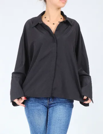 Camasa SHEIN, negru Negru