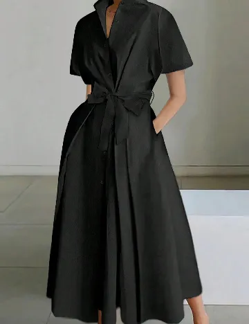 Rochie medie SHEIN, negru Negru