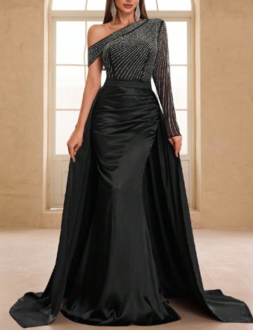 Rochie lunga Giffniseti, negru