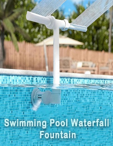 Fantana pentru piscina SHEIN, alb