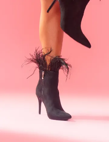 Botine PrettyLittleThing, negru Negru