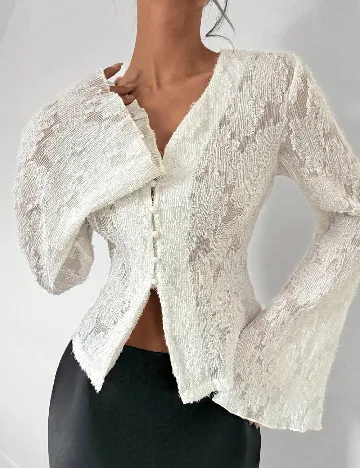 Bluza SHEIN, alb Alb