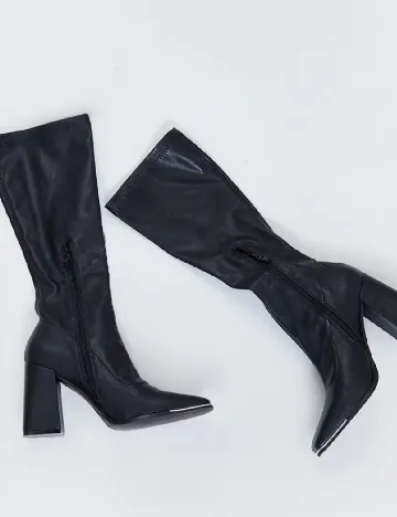 Cizme PrettyLittleThing, negru Negru