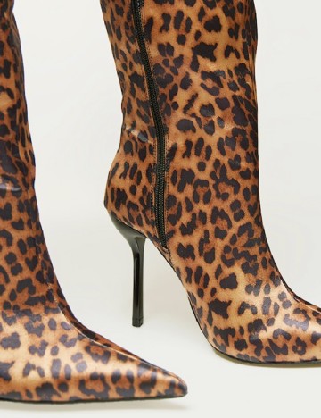 Cizme PrettyLittleThing, animal print