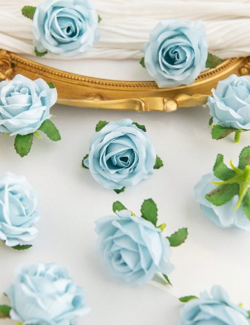 Flori decorative 9 bucati SHEIN, bleu