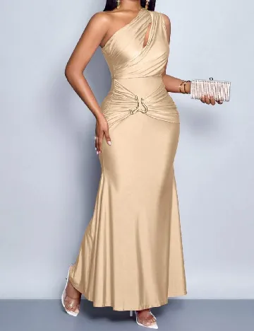 Rochie lunga SHEIN, crem Crem