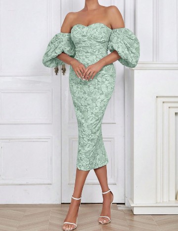 Rochie medie SHEIN, verde