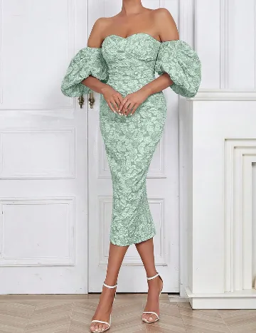 Rochie medie SHEIN, verde Verde