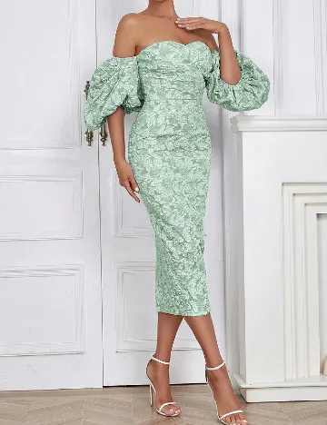 Rochie medie SHEIN, verde Verde