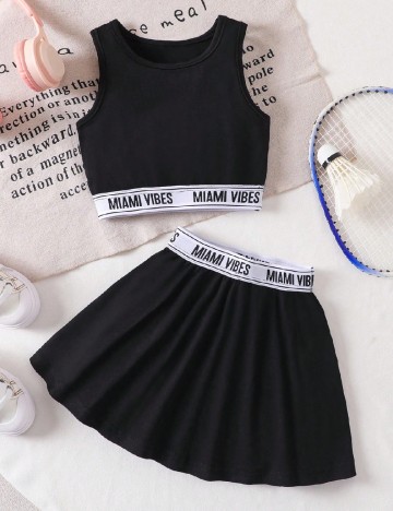 Compleu Shein Kids, negru