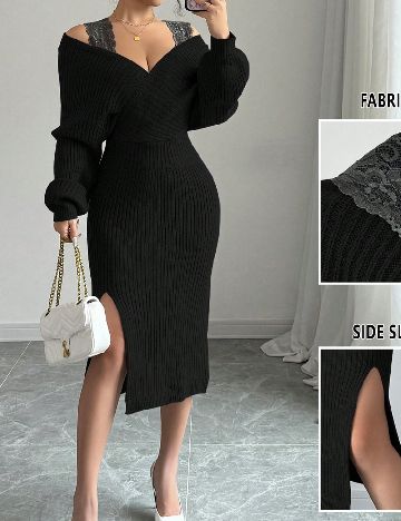 Rochie medie SHEIN, negru