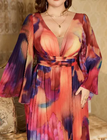 Rochie lunga SHEIN CURVE, mix culori Mix culori