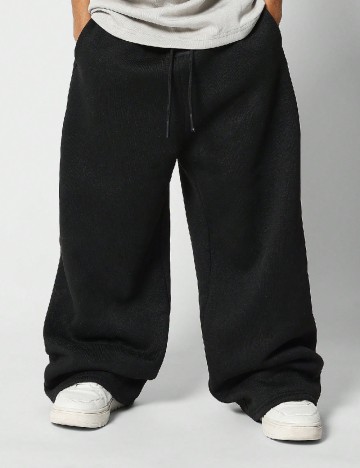 Pantaloni Shein Kids, negru