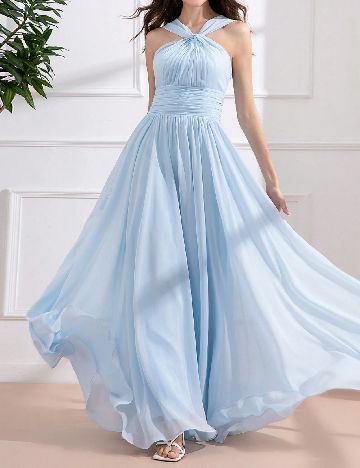 Rochie lunga SHEIN, albastru deschis