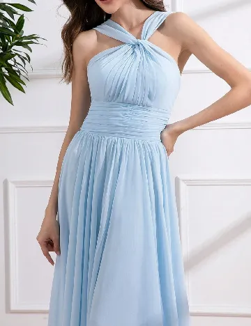 Rochie lunga SHEIN, albastru deschis Albastru