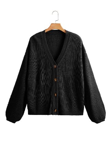 Cardigan SHEIN, negru