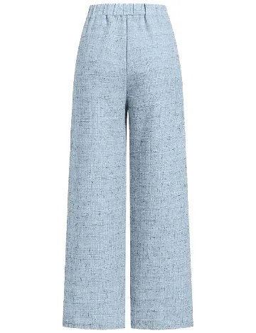 Pantaloni SHEIN, bleu Albastru