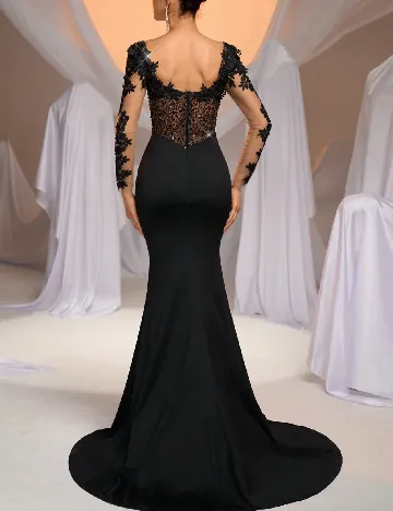 Rochie lunga SHEIN, negru Negru