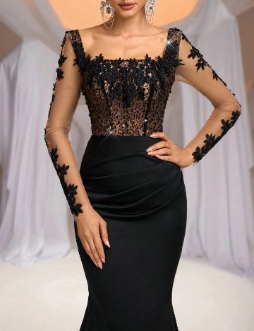 Rochie lunga SHEIN, negru