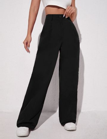 Pantaloni SHEIN, negru