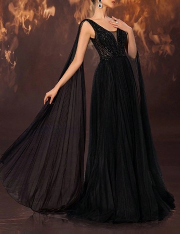 Rochie lunga Giffniseti, negru