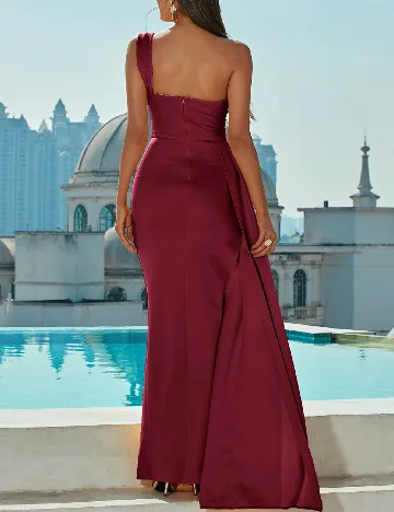 Rochie lunga Miss ord, visiniu Rosu