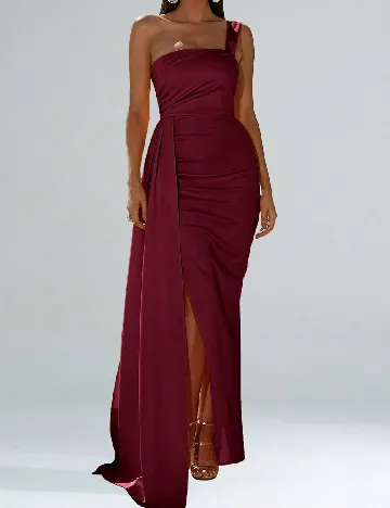 Rochie lunga Miss ord, visiniu Rosu