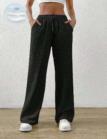 Pantaloni SHEIN, negru