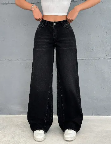 Blugi SHEIN, negru Negru