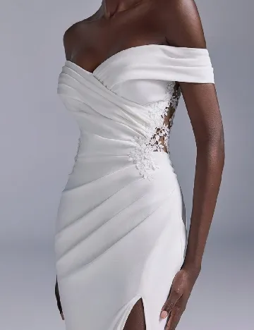 Rochie lunga SHEIN, alb Alb