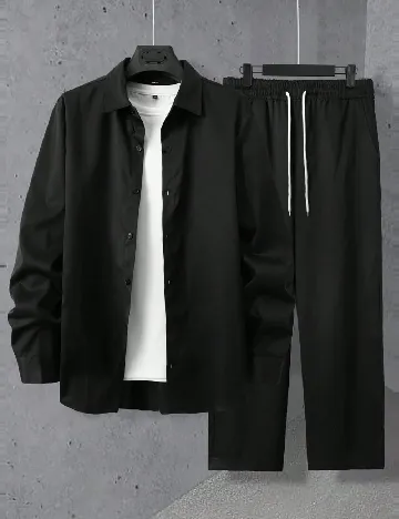 Compleu SHEIN, negru Negru