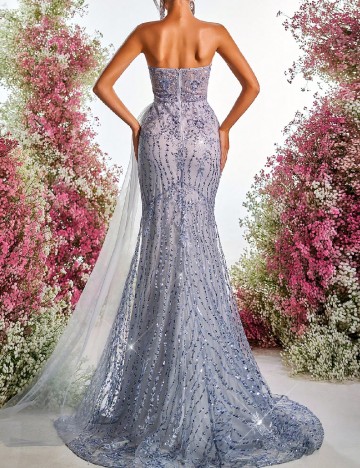 Rochie lunga SHEIN, albastru