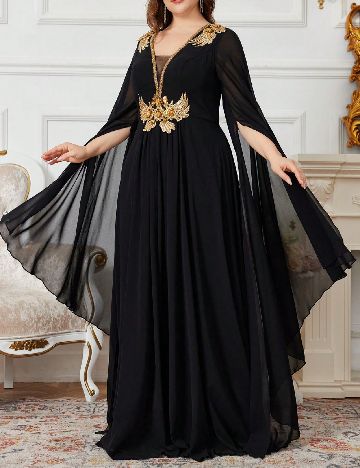 Rochie lunga SHEIN CURVE, negru