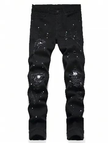 Blugi SHEIN, negru Negru