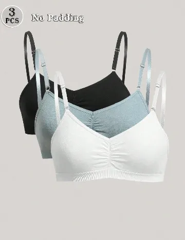 Set sutiene 3 bucati SHEIN, mix culori Mix culori