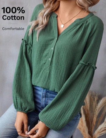Bluza SHEIN, verde