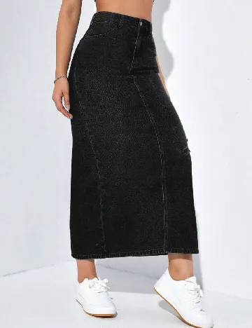 Fusta SHEIN, negru Negru