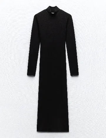 Rochie medie Zara, negru Negru
