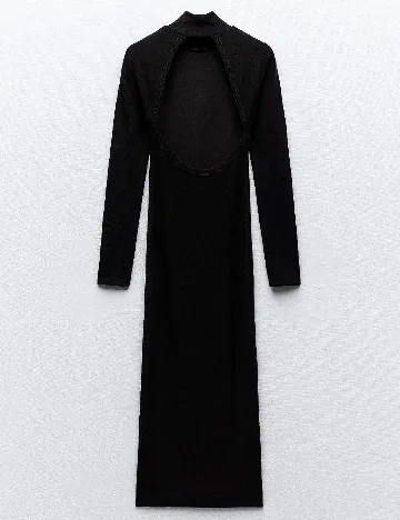 Rochie medie Zara, negru Negru