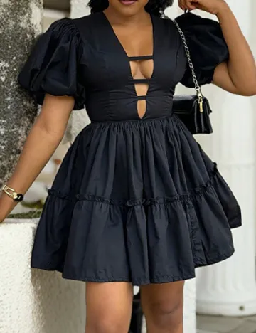 Rochie scurta SHEIN, negru Negru