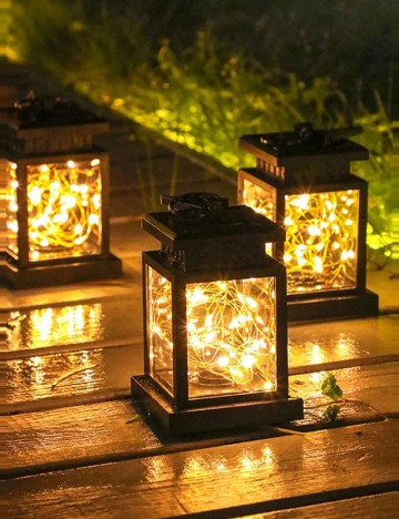 Lampa solara SHEIN, negru