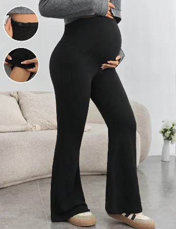 Pantaloni SHEIN Maternity, negru Negru