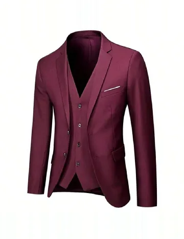 Costum SHEIN, visiniu Rosu