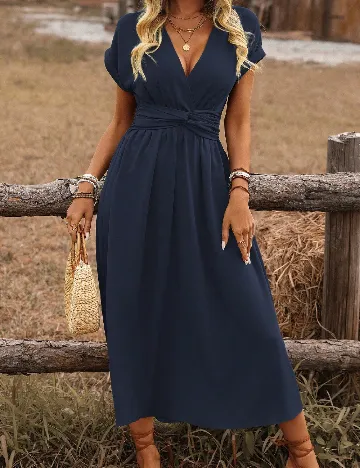 Rochie medie SHEIN, albastru Albastru
