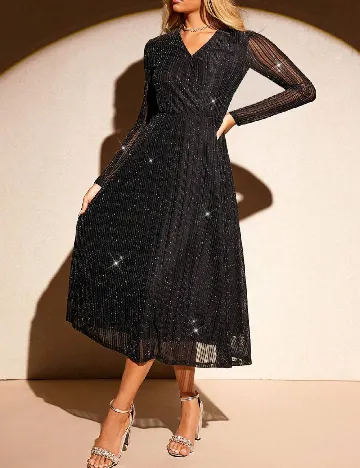 Rochie medie SHEIN, negru Negru
