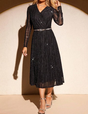 Rochie medie SHEIN, negru