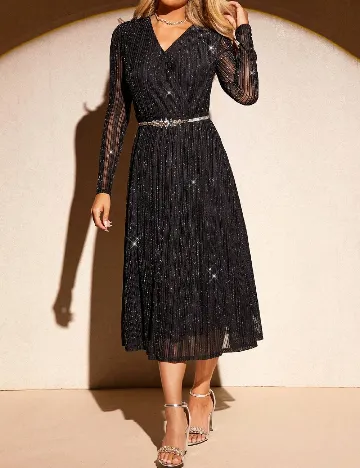 Rochie medie SHEIN, negru Negru