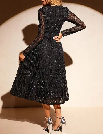 Rochie medie SHEIN, negru Negru