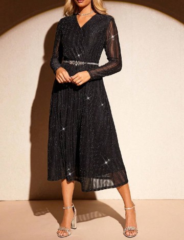 Rochie medie SHEIN, negru