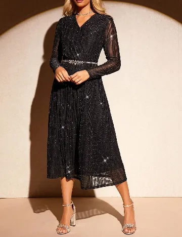 Rochie medie SHEIN, negru Negru